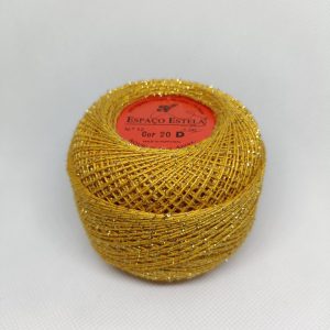 Novelo de Crochet Metalizado - 20D