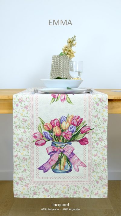 Caminho de mesa tear 45x140cm