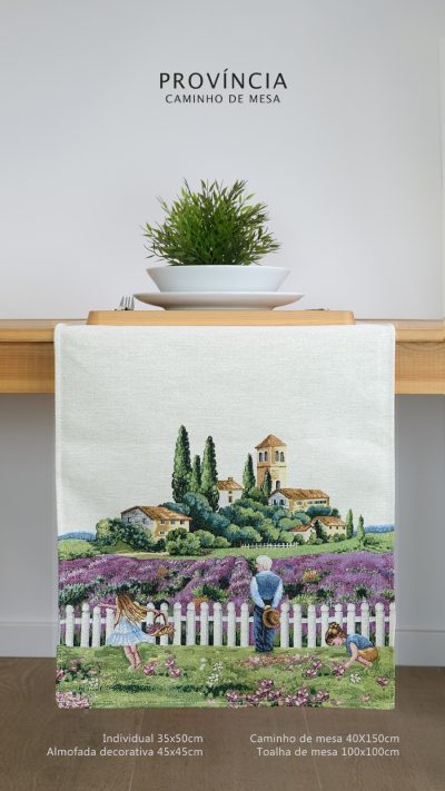 Caminho de mesa tear 45x140cm
