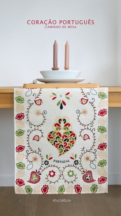 Caminho de mesa tear 45x140cm