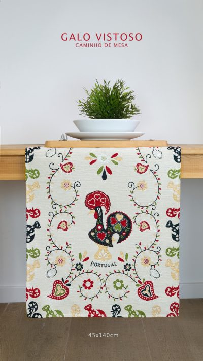 Caminho de mesa tear 45x140cm